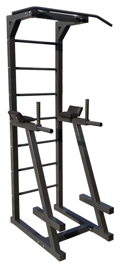 Турник, брусья и пресс, шведская стенка Черная (50х50 мм) RNS_А809-50-Ч