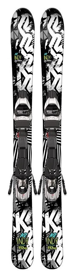 Ліжі гірські комплект для підлітків K2 INDY+MOD 4.5 FASTRAK II S 200-285 112см Grey/black/white (1050806.110.1+1021019.109.1) RCH_17706