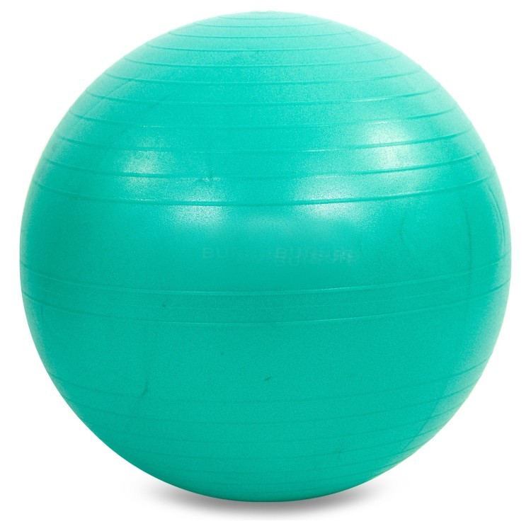 М'яч для фітнесу (фітбол) гладкий сатин 65см Zelart FI-1983-65, м'ятний 9547551