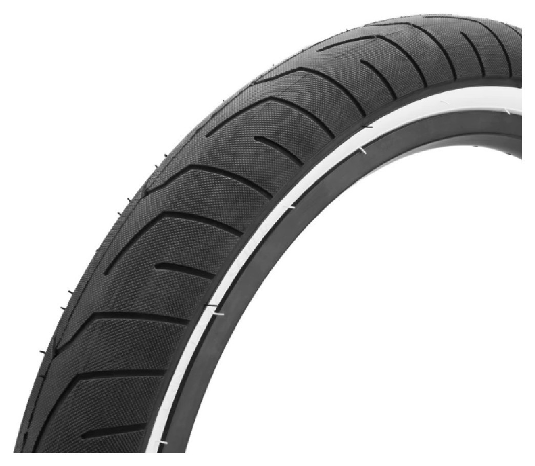 Покрышка KINK BMX Sever 20"х2.4" черная/белые боковины VELD_K6730-24WHT