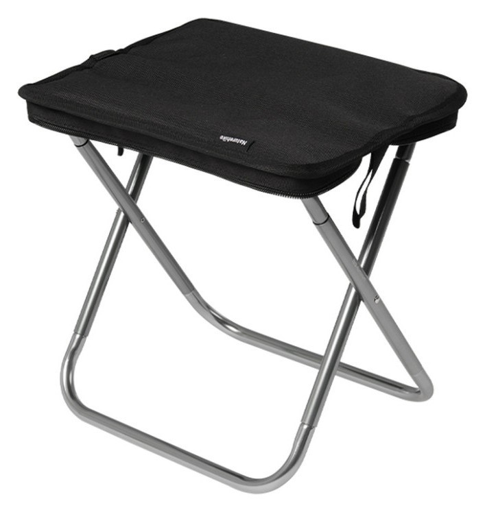 Стілець складаний Naturehike CNK2550JJ011, алюміній, чорний FNR_6927595788417