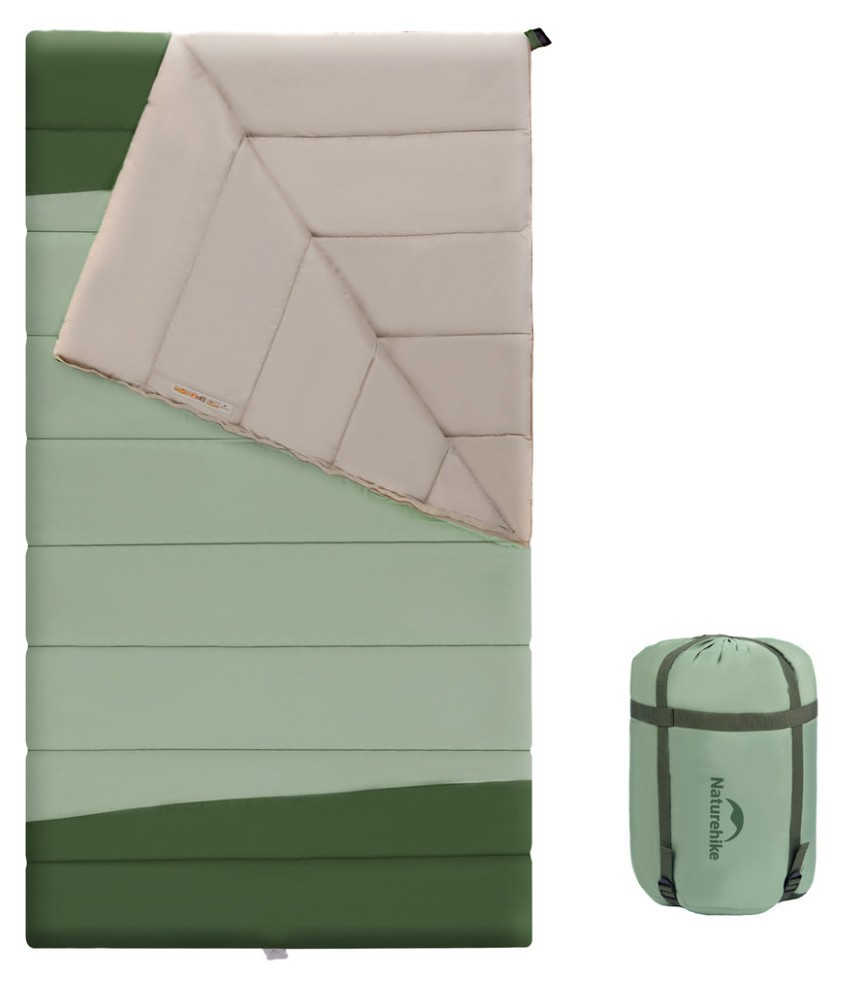 Спальний мішок двомісний Naturehike CNK2300019, зелений FNR_6976507665223
