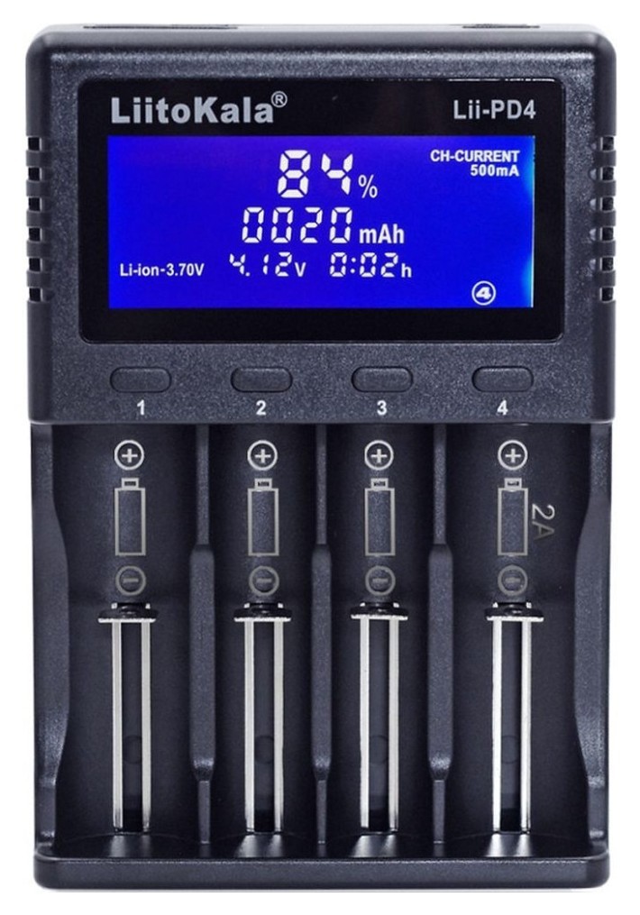 Зарядное устройство для Liitokala Lii-PD4+car EU charger FNR_Lii-PD4+car