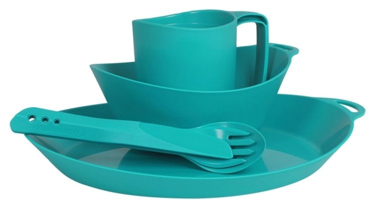 Набір Lifeventure Ellipse Camping Tableware Set Teal 75801