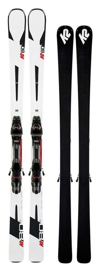 Ліжі гірські (комплект) K2 IKONIC 80TI+ MXC 12 TCX LIGHT QKCLK 177см White/black (10D0005.167.1+10B1001.167.1) RCH_22077