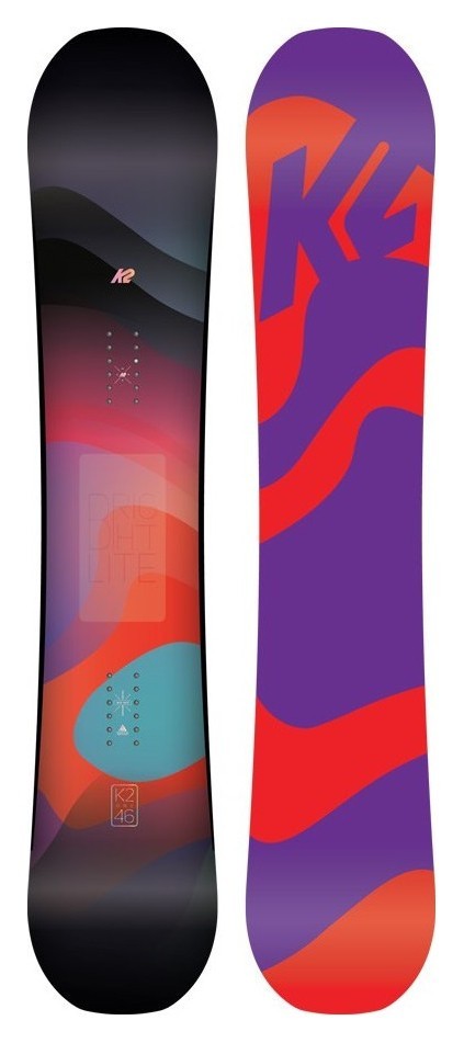 Сноуборд K2 BRIGHT LITE 146 Black/violet/coral (11C0024) RCH_20417