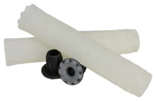 Гріпси для самокату Ethic DTC Rubber Pro - White Transparent