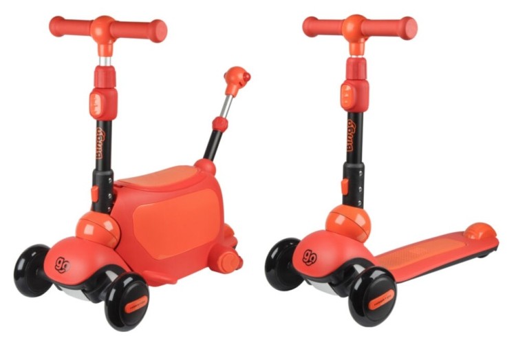 Самокат толкар Maraton 2in1 Bingo Super 3 Orange, Оранжевый MRTN_3298