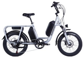 Велосипед з електроприводом 20" AL Dorozhnik ADAMANT HDD рама-18,5" 48B 17.5+12.5А*г 1000Вт срiблястий 2026