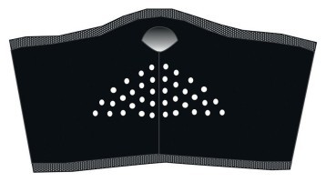 Балаклава-маска ветрозащитная Eska X-MASK FACE 005 M Black (6124)