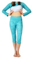Термобелье детское: брюки Bula MISSY 1A13AQ XS (104-116см) Aqua flower