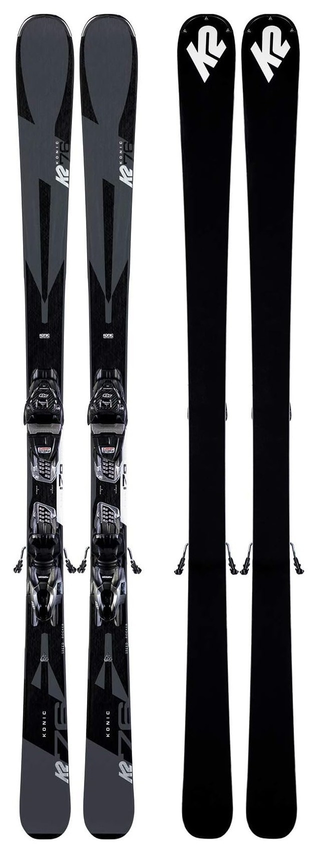 Ліжі гірські (комплект) K2 KONIC 76+M3 10 COMPACT QKCLK 170см Black/grey (10D0008.142.1+10D1007.142.1) RCH_22076