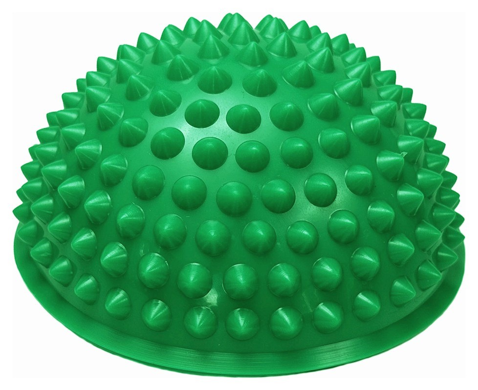 Полусфера массажная киндербол EasyFit 15 см жесткая зеленая EFIT_EF-3002-GN