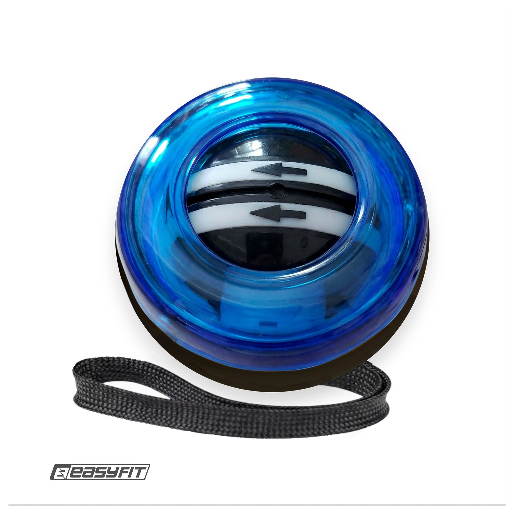 Еспандер кистьовий гіроскопічний EasyFit Gyro Ball (гіробол) EFIT_EF-1899-BL