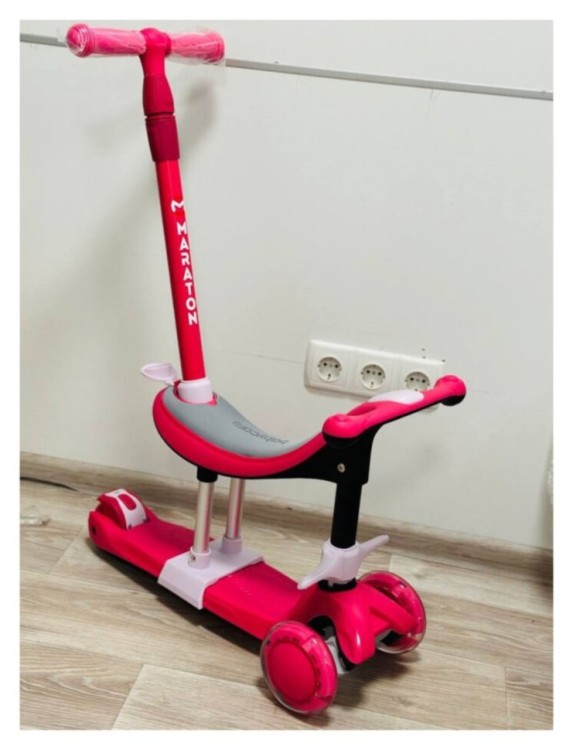 самокат Maraton Credo II G 5 in 1 (Червоний) MRTN_1595