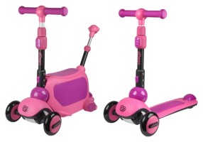 Самокат толкар Maraton 2in1 Bingo Super 3 Pink, Розовый