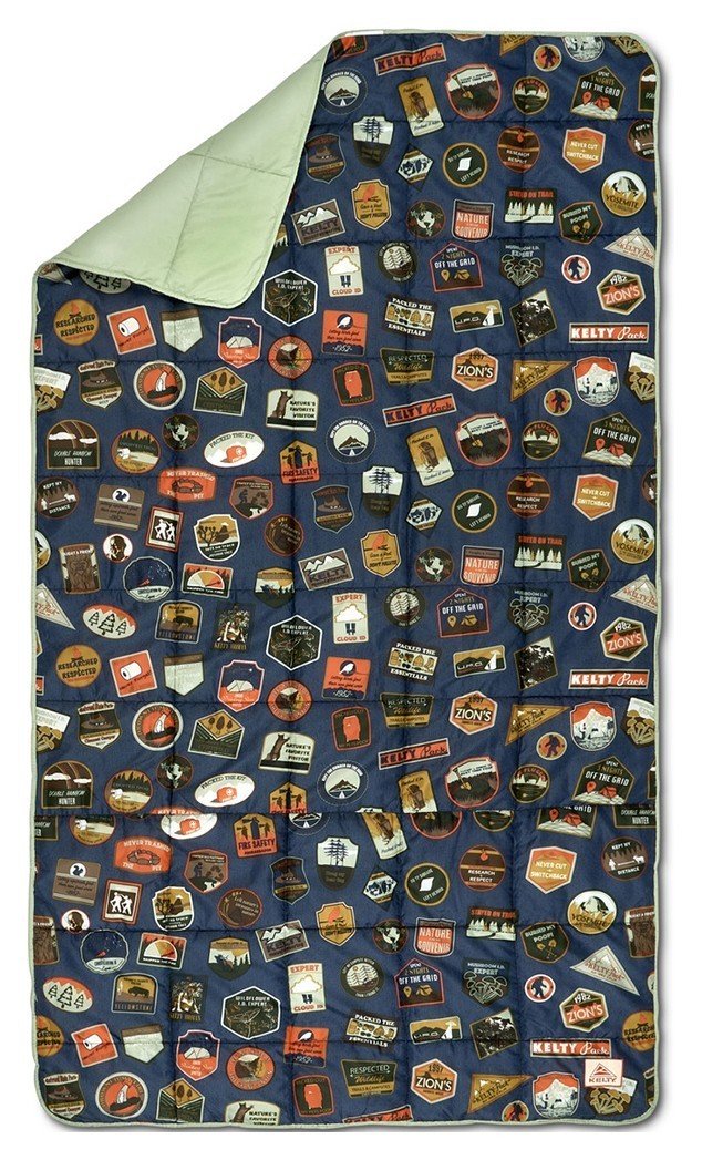 Kelty одеяло Bestie Blanket laurel green-patches 35416125-PCH