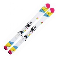 Ліжі гірські дитячі (комплект) K2 LUV BUG 4.5+FDT JR 88см White/multicolor (10D0809.109.1+10D1019.109.1) O