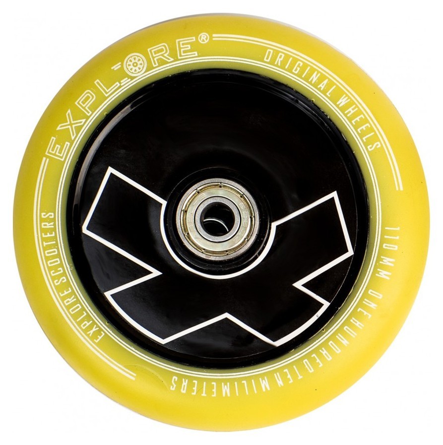 Колесо для трюковых самокатов SCOOTER WHEEL 110 Yellow EXP_5807