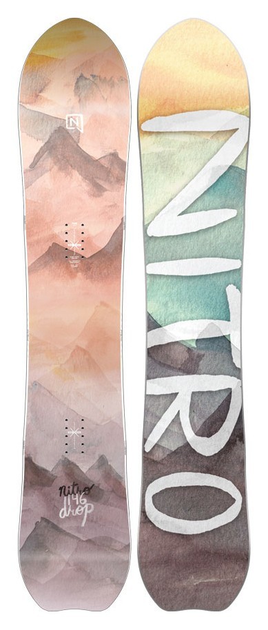 Сноуборд Nitro DROP 146 Pink blue brown (830565) O RCH_20039