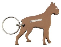 Munkees 3453 брелок-открывашка Pug brown