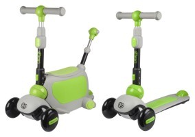 Самокат толкар Maraton 2in1 Bingo Super 3 Green, Салатовый