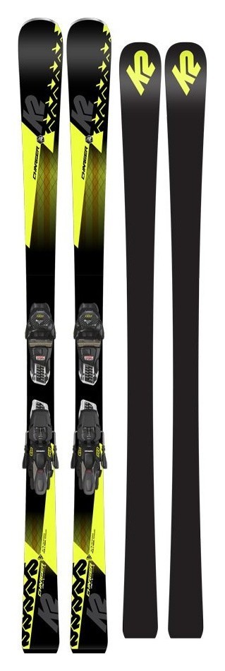 Ліжі гірські комплект K2 CHARGER+M3 11 TCX LIGHT QUIKCLIK 168см Black/Yellow/Grey (10C0003.242.1+10C1004.142.1) RCH_17700
