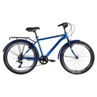Велосипед ST 26" Discovery PRESTIGE MAN Vbr рама- с багажником задн St с крылом St 2024 (синій)