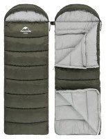 Спальник з капюшоном Naturehike U150 NH20MSD07, (11°C), правий, зелений