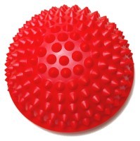 Полусфера массажная киндербол EasyFit 15 см жесткая красная