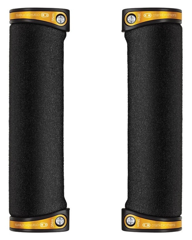 Грипси для велосипеда Crankbrothers COBALT 130 мм Black/Gold (14918) RCH_19619