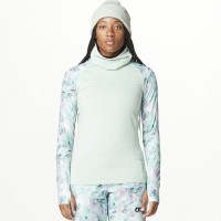 Picture Organic реглан флисовый Pagaya High W blurry water print-silt green L