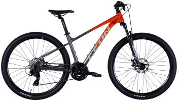 Велосипед AL 27,5" Leon XC 105 DD CS рама-16" помаранчевий зі сріблястим 2025