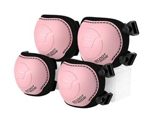 Комплект защитный детский Scoot and Ride, розовый, для ребенка XXS, до 25 кг. DWT_SR-230925-ROSE