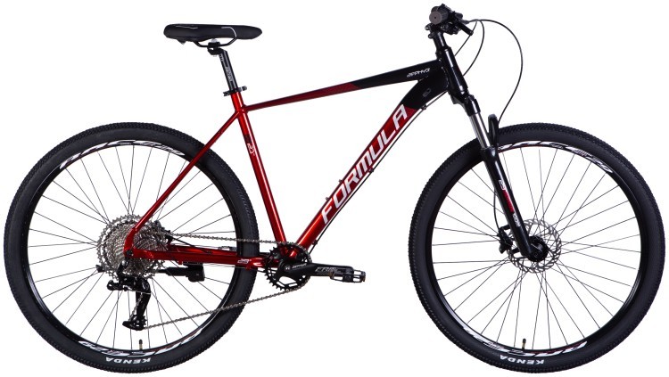 Велосипед AL 29" Formula ZEPHYR EXPERT HDD рама-21" черно-красный 2025 OPS-FR-29-399