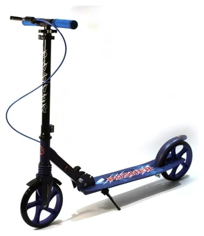 Складний самокат Pusher із LED-колесами Bavar Sport 5756441