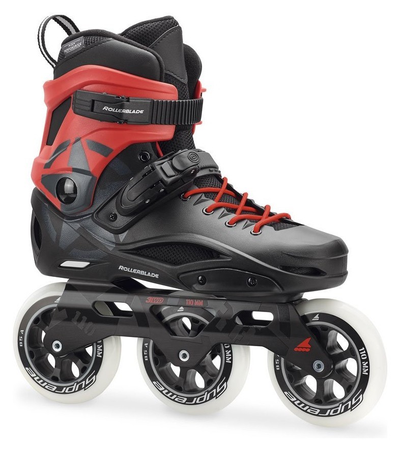 Роликовые коньки для взрослых Rollerblade RB 110 3WD 36.5 (5US) 230мм Black/red (07853400 741) O RCH_11290