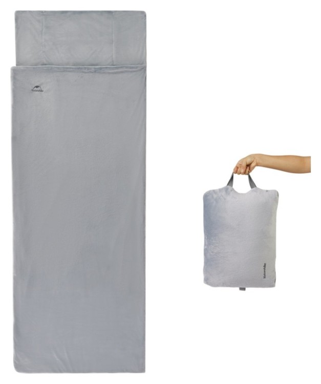 Спальний мішок - подушка Naturehike CNK2300SD022, світло-сірий FNR_6976507667333