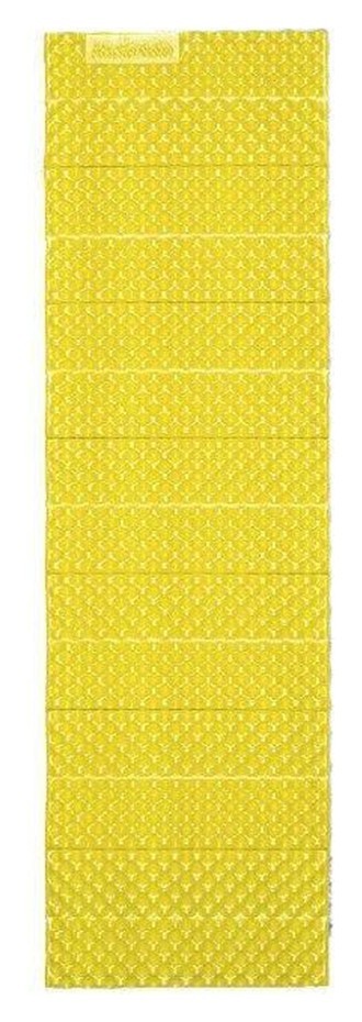 Килимок туристичний складаний одномісний IXPE Naturehike NH19QD008 з алюмінієвою плівкою, 185x56x1.8 см, жовтий для походів FNR_6927595794395