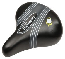 Сідло з замком 250*230 мм посилене AZ-0112 чорно-сiрий з бiлим