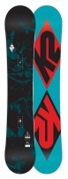 Сноуборд K2 STANDARD 155 Black/turquoise/red (1140022) O
