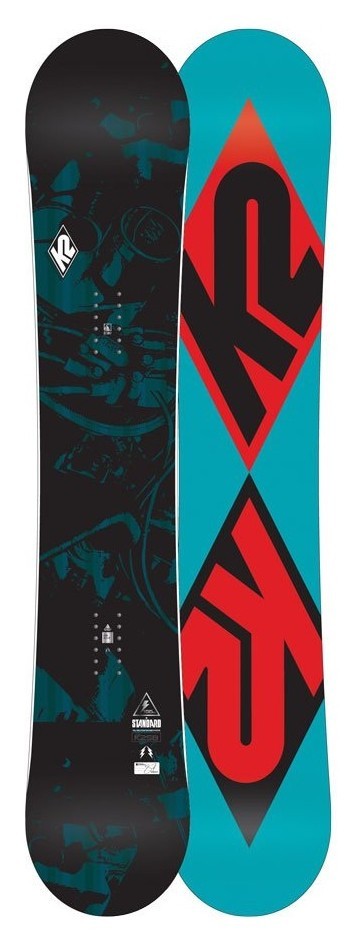 Сноуборд K2 STANDARD 155 Black/turquoise/red (1140022) O RCH_20399