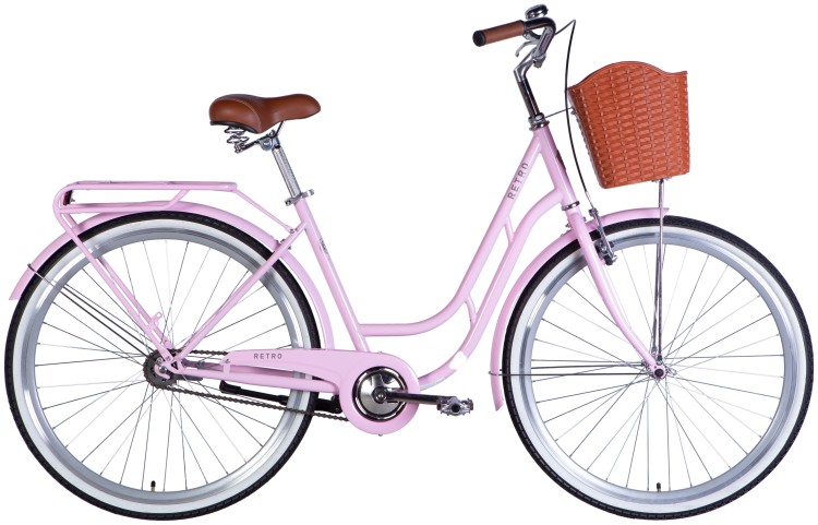 Велосипед ST 28" Dorozhnik RETRO Velosteel рама-19" светло-розовый 2025 OPS-D-28-430