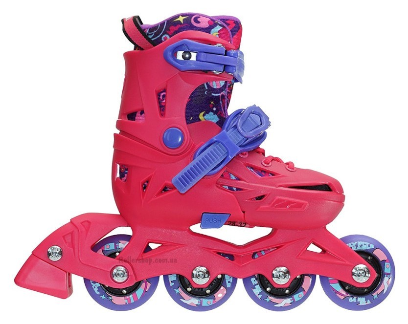 Дитячі розсувні ролики Flying Eagle Nacht рожеві ROL_11950_1