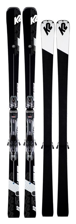 Ліжі гірські (комплект) K2 SUPER CHARGER+MXCELL 12 TCX QKCLK 175см Black/White (10D0001.152.1+10D1009.152.1) RCH_22094