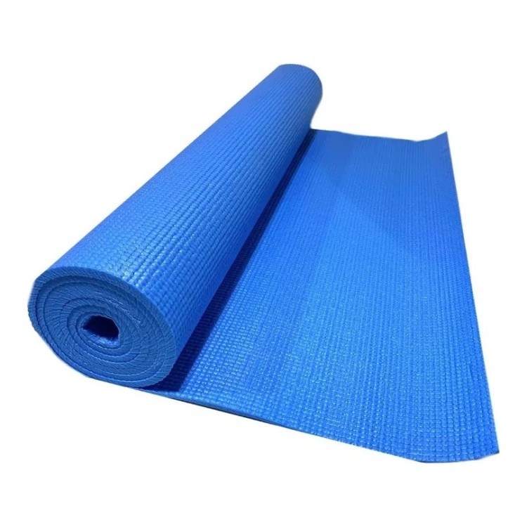 Килимок для йоги та фітнесу Bavar (PVC) 6 mm, блакитний BVR-KVRK-PVC-6mm-blue