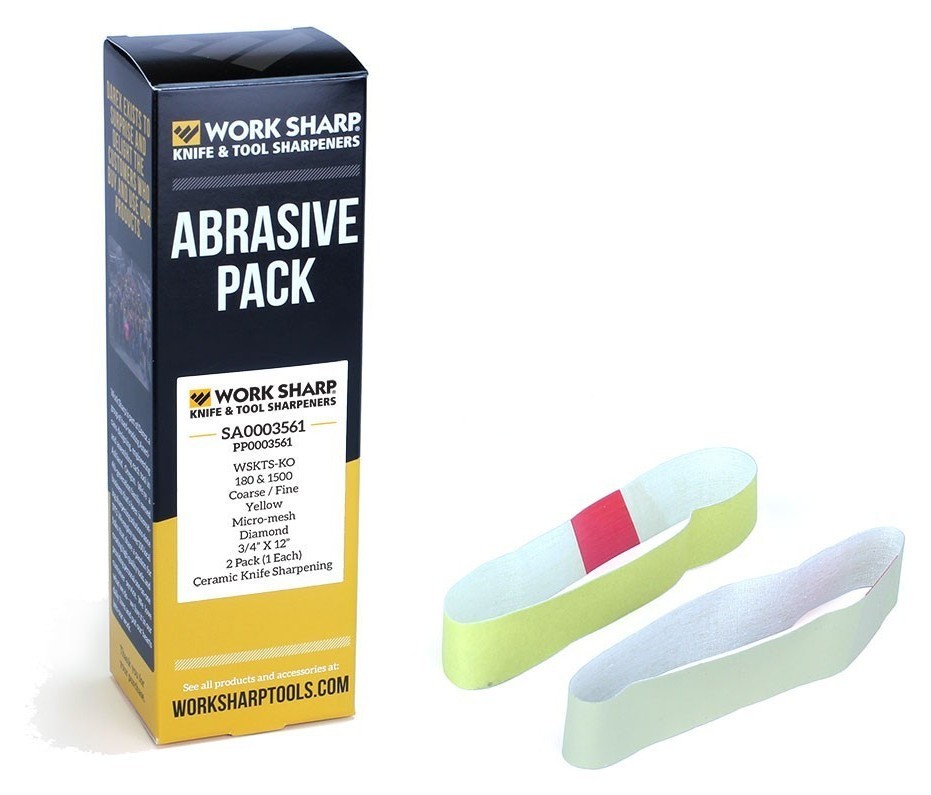 Work Sharp Набір алмазних ременів для WSKTS-KO 1 шт- зернистість P180 1 шт- зернистість P1500 FNR_SA0003561