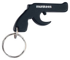 Munkees 3470 брелок-открывашка Gun black