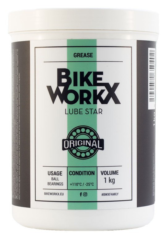 Густе Мастило BikeWorkX Lube Star Original банка 1 кг. OBOD_LUBE/1
