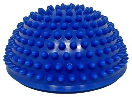 Полусфера массажная киндербол EasyFit 16 см мягкая синяя